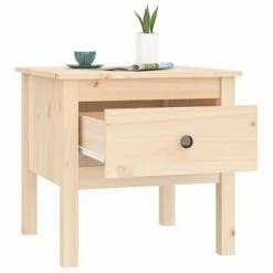 VidaXL Table d'appoint 50x50x49 cm Bois massif de pin 10 VidaXL Table d'appoint 50x50x49 cm Bois massif de pin -Tables d'appoint Soldes image 5 813794