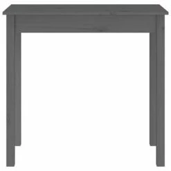 VidaXL Table console Gris 80x40x75 cm Bois massif de pin -Tables d'appoint Soldes image 5 814246