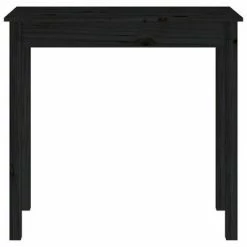VidaXL Table console Noir 80x40x75 cm Bois massif de pin -Tables d'appoint Soldes image 5 814248