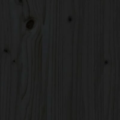 VidaXL Table console Noir 80x40x75 cm Bois de pin solide 5 VidaXL Table console Noir 80x40x75 cm Bois de pin solide – Image 5