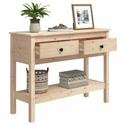 VidaXL Table console 100x35x75 cm Bois massif de pin 10 VidaXL Table console 100x35x75 cm Bois massif de pin -Tables d'appoint Soldes image 5 814624