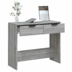 VidaXL Table console Sonoma gris 90x36x75 cm Bois d'ingénierie -Tables d'appoint Soldes image 5 817073