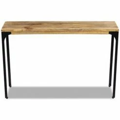 VidaXL Table console Bois de manguier 120 x 35 x 76 cm -Tables d'appoint Soldes image 6 243339