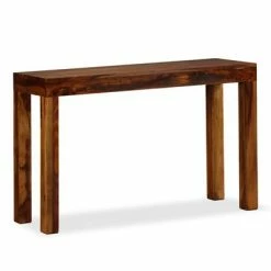 VidaXL Table console Bois massif de Sesham 120 x 35 x 75 cm -Tables d'appoint Soldes image 6 243949