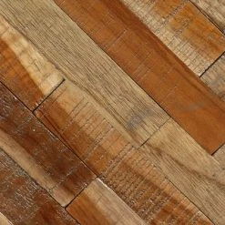 VidaXL Table d'appoint ronde Teck massif de récupération -Tables d'appoint Soldes image 6 245409