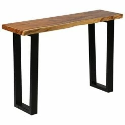 VidaXL Table console Bois d'arbre à pluie massif 110x35x75 cm 11 VidaXL Table console Bois d'arbre à pluie massif 110x35x75 cm -Tables d'appoint Soldes image 6 245504