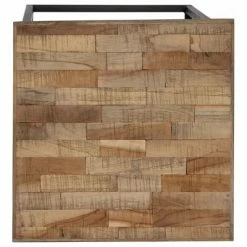 VidaXL Ensemble de tables pour plante 3 pcs Teck recyclé -Tables d'appoint Soldes image 6 246088