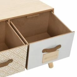 VidaXL Table basse avec 4 tiroirs 110 x 50 x 40 cm Bois de pin massif -Tables d'appoint Soldes image 6 247390