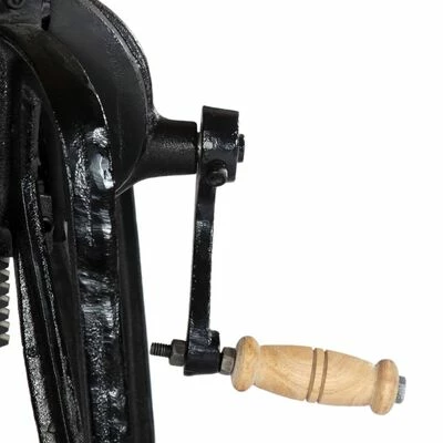 VidaXL Table d'appoint 60x(46-63) cm Bois de manguier massif et fonte 6 VidaXL Table d'appoint 60x(46-63) cm Bois de manguier massif et fonte – Image 6