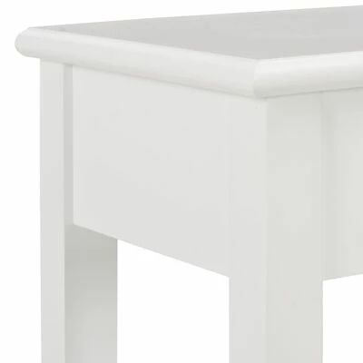 VidaXL Table console Blanc 110x35x80 cm Bois 6 VidaXL Table console Blanc 110x35x80 cm Bois – Image 6