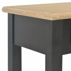 VidaXL Table console Noir 110x35x80 cm Bois -Tables d'appoint Soldes image 6 249903