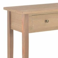 VidaXL Table de console et coiffeuse Marron 79 x 30 x 74 cm Bois -Tables d'appoint Soldes image 6 280056