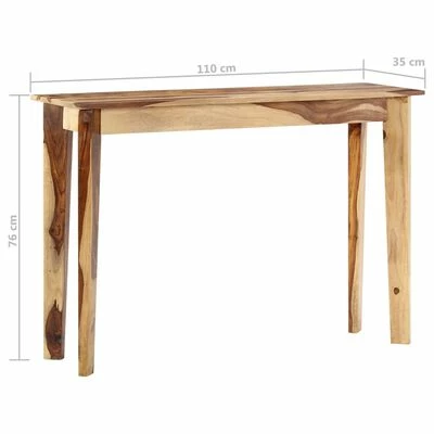 VidaXL Table console 110x35x76 cm Bois de Sesham solide 6 VidaXL Table console 110x35x76 cm Bois de Sesham solide – Image 6