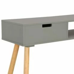 VidaXL Table console Gris 80x30x72 cm Pin massif -Tables d'appoint Soldes image 6 285218