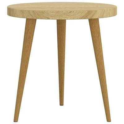 VidaXL Ensemble de tables d'appoint 3 pcs Marron clair MDF et fer 6 VidaXL Ensemble de tables d'appoint 3 pcs Marron clair MDF et fer – Image 6