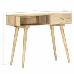 VidaXL Table console 90x45x75 cm Bois de manguier massif 11 VidaXL Table console 90x45x75 cm Bois de manguier massif -Tables d'appoint Soldes image 6 286180