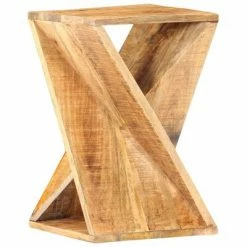 VidaXL Table d'appoint 35x35x55 cm Bois de manguier massif -Tables d'appoint Soldes image 6 286183