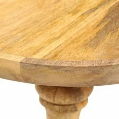 VidaXL Table d'appoint ronde 43x43x66 cm Bois de manguier massif 11 VidaXL Table d'appoint ronde 43x43x66 cm Bois de manguier massif -Tables d'appoint Soldes image 6 286471