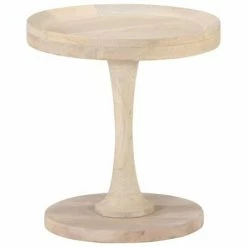 VidaXL Table d'appoint Ø40x45 cm Bois de manguier massif -Tables d'appoint Soldes image 6 320600