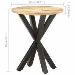 VidaXL Table d'appoint 48x48x56 cm Bois de manguier massif 11 VidaXL Table d'appoint 48x48x56 cm Bois de manguier massif -Tables d'appoint Soldes image 6 320656