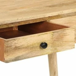 VidaXL Table console 120x50x78 cm Bois de manguier massif -Tables d'appoint Soldes image 6 320798