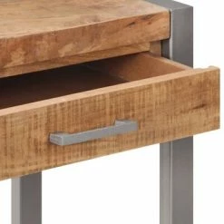 VidaXL Table console 95x35x75 cm Bois de manguier massif -Tables d'appoint Soldes image 6 323490