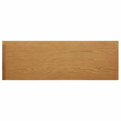 VidaXL Coiffeuse 110x40x75 cm Bois de chêne massif 6 VidaXL Coiffeuse 110x40x75 cm Bois de chêne massif – Image 6