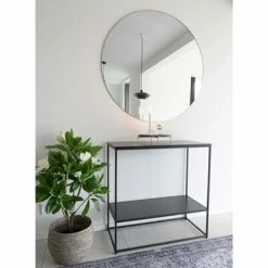 House Nordic Table console avec 2 étagères Avery Noir -Tables d'appoint Soldes image 6 442755