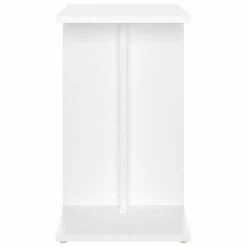 VidaXL Table d'appoint Blanc 50x30x50 cm Aggloméré -Tables d'appoint Soldes image 6 803020