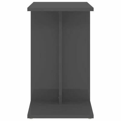 VidaXL Table d'appoint Gris brillant 50x30x50 cm Aggloméré 6 VidaXL Table d'appoint Gris brillant 50x30x50 cm Aggloméré – Image 6