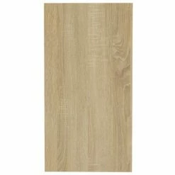 VidaXL Table d'appoint Blanc et chêne sonoma 50x26x50 cm Aggloméré -Tables d'appoint Soldes image 6 806692