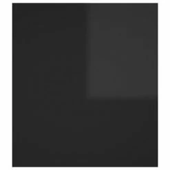 VidaXL Table d'appoint Noir brillant 60x40x45 cm Aggloméré -Tables d'appoint Soldes image 6 806712