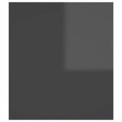 VidaXL Table d'appoint Gris brillant 60x40x45 cm Aggloméré -Tables d'appoint Soldes image 6 806713