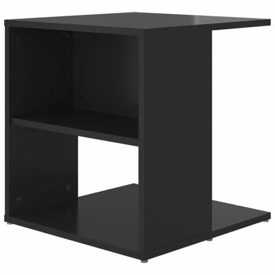 VidaXL Table d'appoint Noir brillant 45x45x48 cm Aggloméré 6 VidaXL Table d'appoint Noir brillant 45x45x48 cm Aggloméré – Image 6