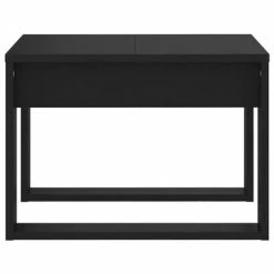 VidaXL Table d'appoint Noir 50x50x35 cm Aggloméré -Tables d'appoint Soldes image 6 808622