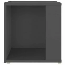 VidaXL Table d'appoint Gris 33x33x34,5 cm Aggloméré -Tables d'appoint Soldes image 6 809010