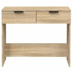 VidaXL Table console Chêne sonoma 90x36x75 cm Bois d'ingénierie 11 VidaXL Table console Chêne sonoma 90x36x75 cm Bois d'ingénierie -Tables d'appoint Soldes image 6 811334
