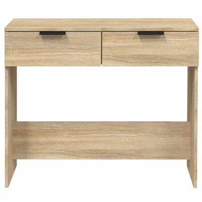 VidaXL Table console Chêne sonoma 90x36x75 cm Bois d'ingénierie 6 VidaXL Table console Chêne sonoma 90x36x75 cm Bois d'ingénierie – Image 6