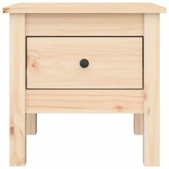 VidaXL Table d'appoint 40x40x39 cm Bois massif de pin -Tables d'appoint Soldes image 6 813784