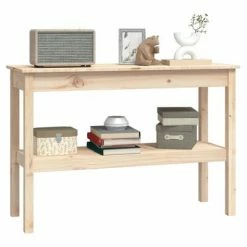 VidaXL Table console 110x40x75 cm Bois massif de pin 11 VidaXL Table console 110x40x75 cm Bois massif de pin -Tables d'appoint Soldes image 6 814299