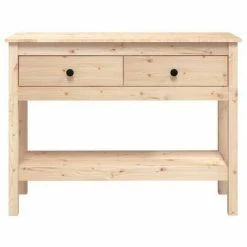 VidaXL Table console 100x35x75 cm Bois massif de pin 11 VidaXL Table console 100x35x75 cm Bois massif de pin -Tables d'appoint Soldes image 6 814624